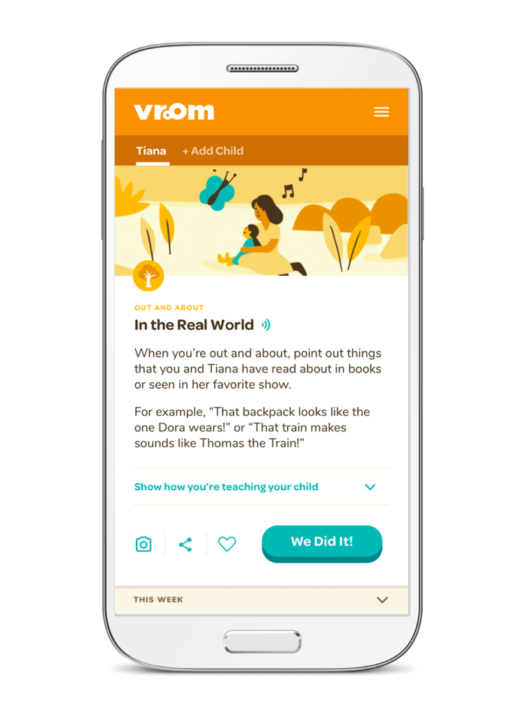 VROOM app brings parents and kids together to play