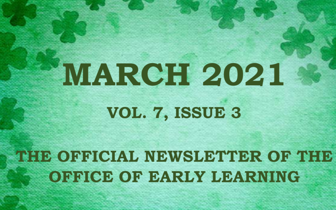 Early Learning Parents’ Pages for March 2021